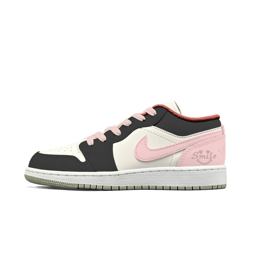 Jordan Jordan Air Jordan 1 Cow Leather Abrasion Resistant Low top Kids' Skateboarding Shoes Unisex