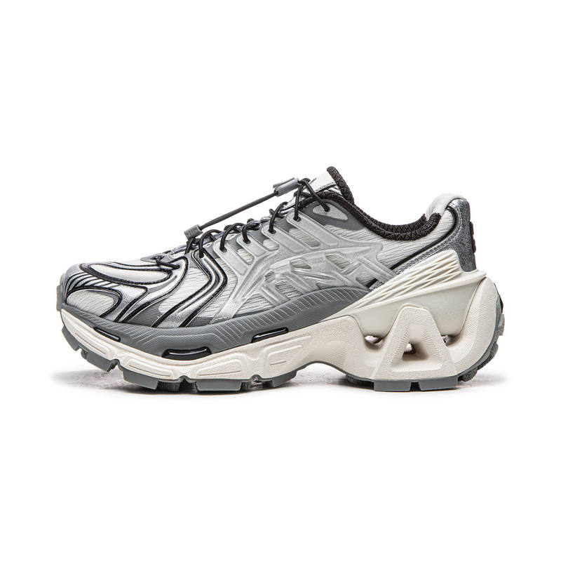 Li-Ning Li Ning Breathable Low top Running Shoes Women's Chalk Gray/Silver