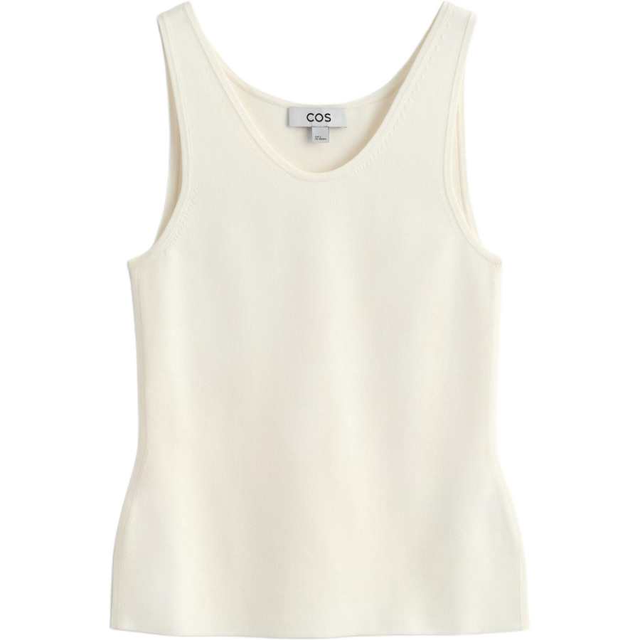 COS Tank Tops Women's Ecru Other