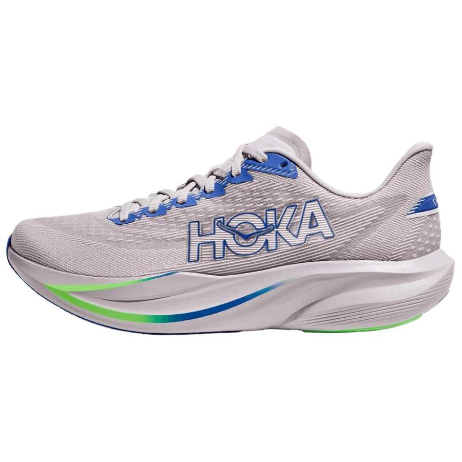 HOKA ONE ONE MACH 7 Cushioning Slip Resistant Abrasion Resistant Breathable Lightweight Running Shoes Unisex Gray Blue