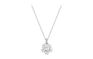 Disney Synthetic Cubic Zirconia Brass Necklaces Women's
