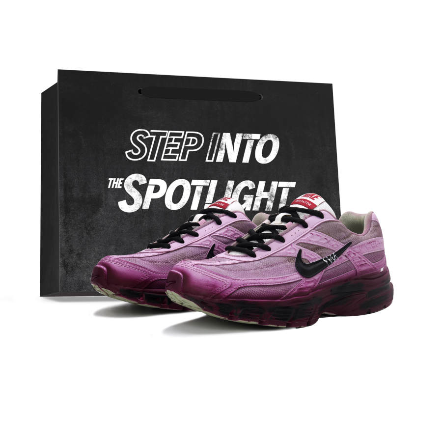 Nike Nike Initiator Fabric Cushioning Abrasion Resistant Height Increasing Low Top Running Shoes Men's Gradient Purple