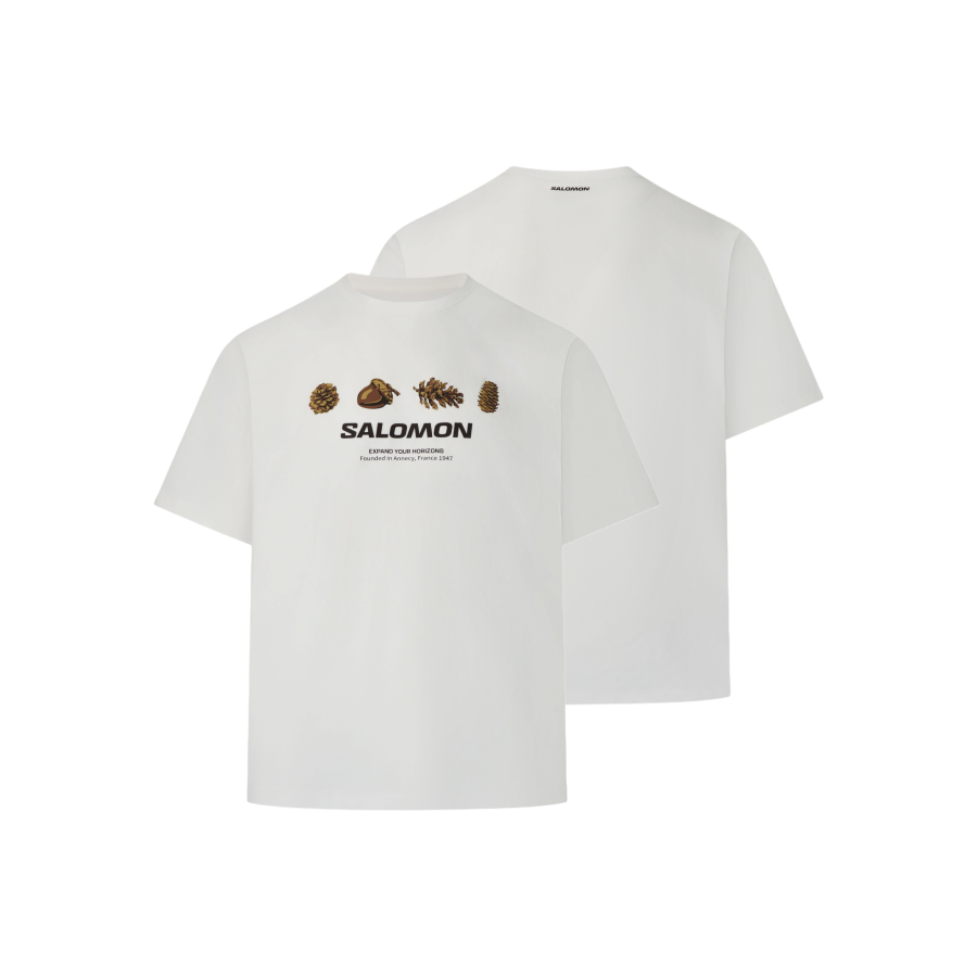 SALOMON HIKING CREST SS T Shirt Men's White