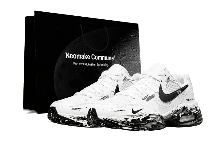 Nike Nike Air Max Fusion Low top Running Shoes Unisex Black White