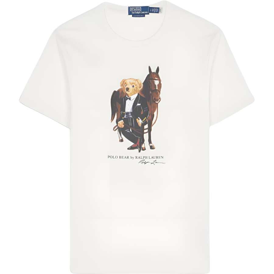 Polo Ralph Lauren Bear Printed Crewneck T-Shirt