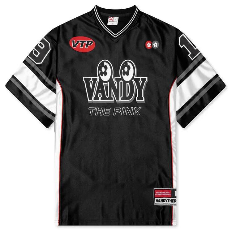 Vandy The Pink SS26 T Shirts Unisex Black V Neck Moderate Other