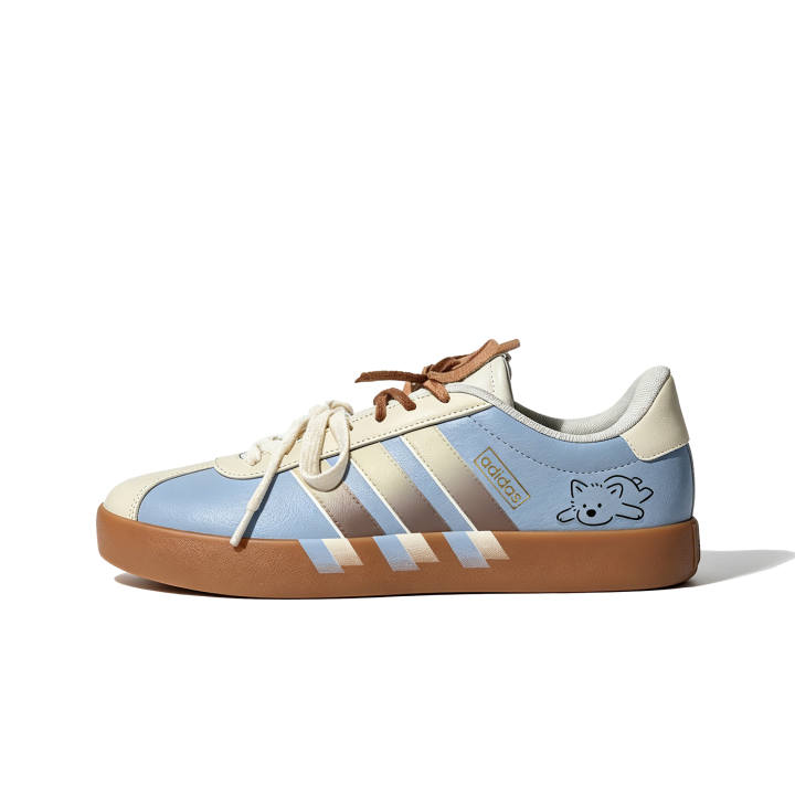 Adidas Adidas VL COURT 3.0 Cloud Edge Puppy German Army Trainers Unisex Light Blue