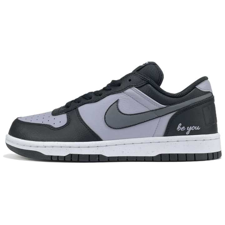 Nike Nike Big Dusty Purple Gray Scale Synthetic Leather, Leather Coverage Slip Resistant Abrasion Resistant Low top