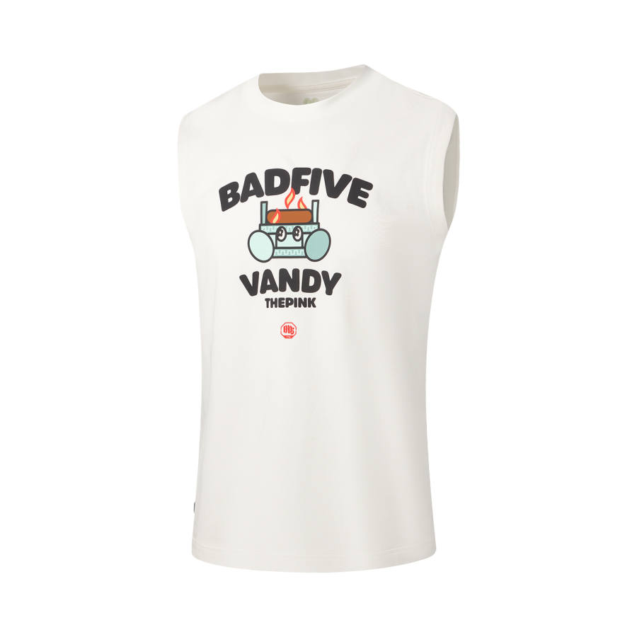 Li-Ning Li Ning x BADFIVE Tank Top Men's Ivory