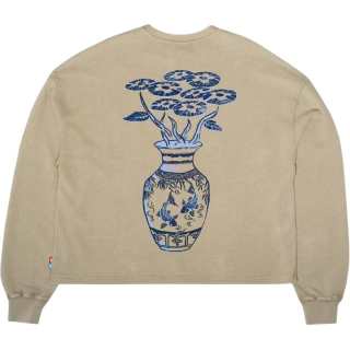 Vandy The Pink Oriental Flower Bouquet Thermal L/S T Shirt Unisex