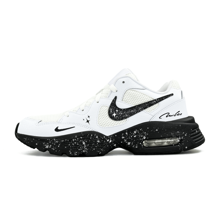 Nike Nike Air Max Fusion Low top Running Shoes Men's Black White