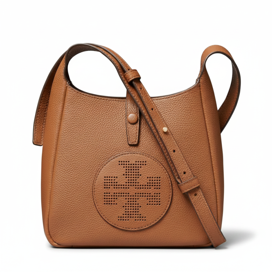 TORY BURCH Miller Leather Crossbody Bags Medium Women's Tan
