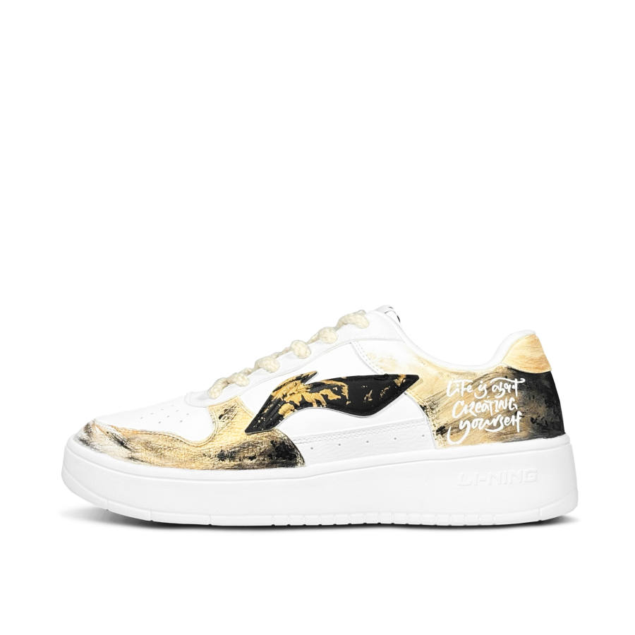 Li-Ning Li Ning Floating Boat Slip Resistant, Abrasion Resistant, Breathable Low top Skateboard Shoes Men's