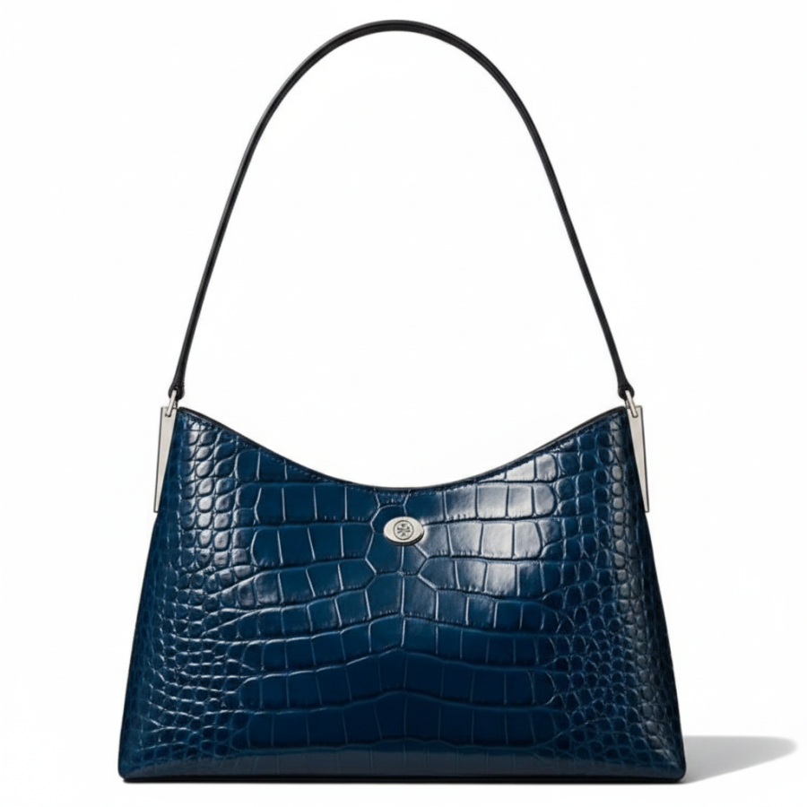 TORY BURCH Robinson Cow Leather Shoulder Bag Small Women's Twilight