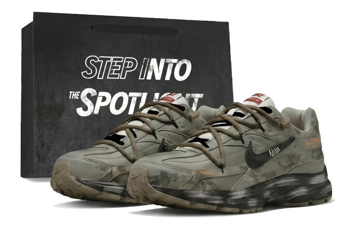 Nike Nike Initiator Fabric Abrasion Resistant Breathable Low top Casual City Commuting Running Shoes Unisex Beige Green