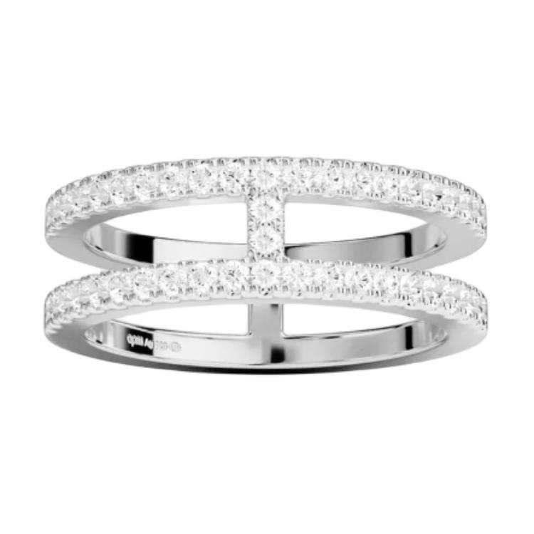 Apm Monaco Apm Monaco Sterling Silver Rings Unisex Silver