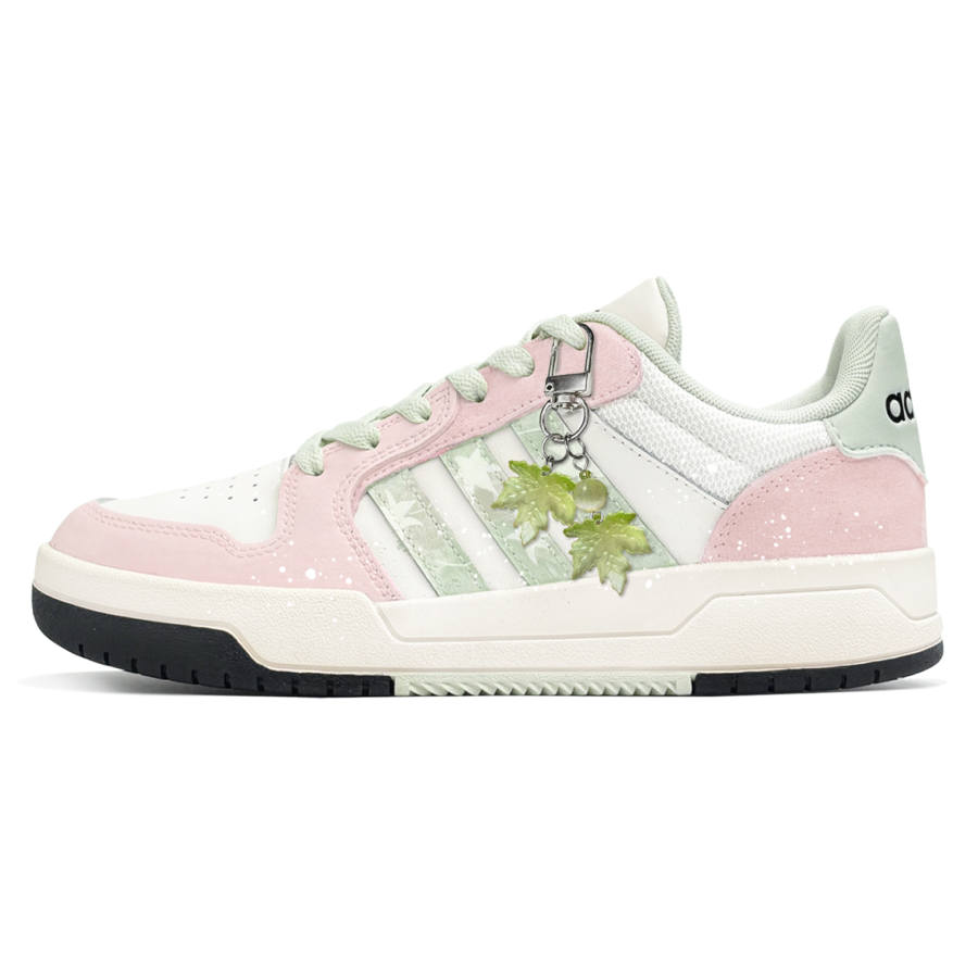 Adidas Adidas ENTRAP Flower Unfallen, First Year Culture V Low top Skateboard Shoes Unisex Pink Green