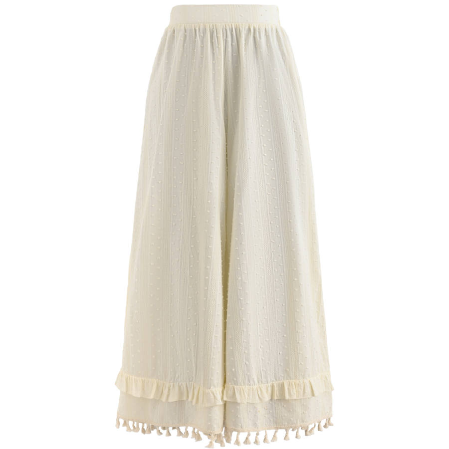 SNBL Casual Pants Women's Apricot Moderate Wide Leg Pants