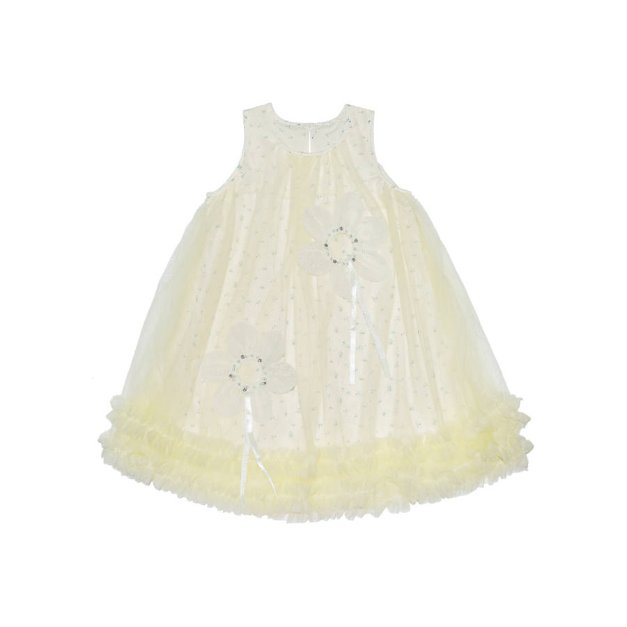 YALU Grade School Dresses Crew Neck Moderate Midi Skirt