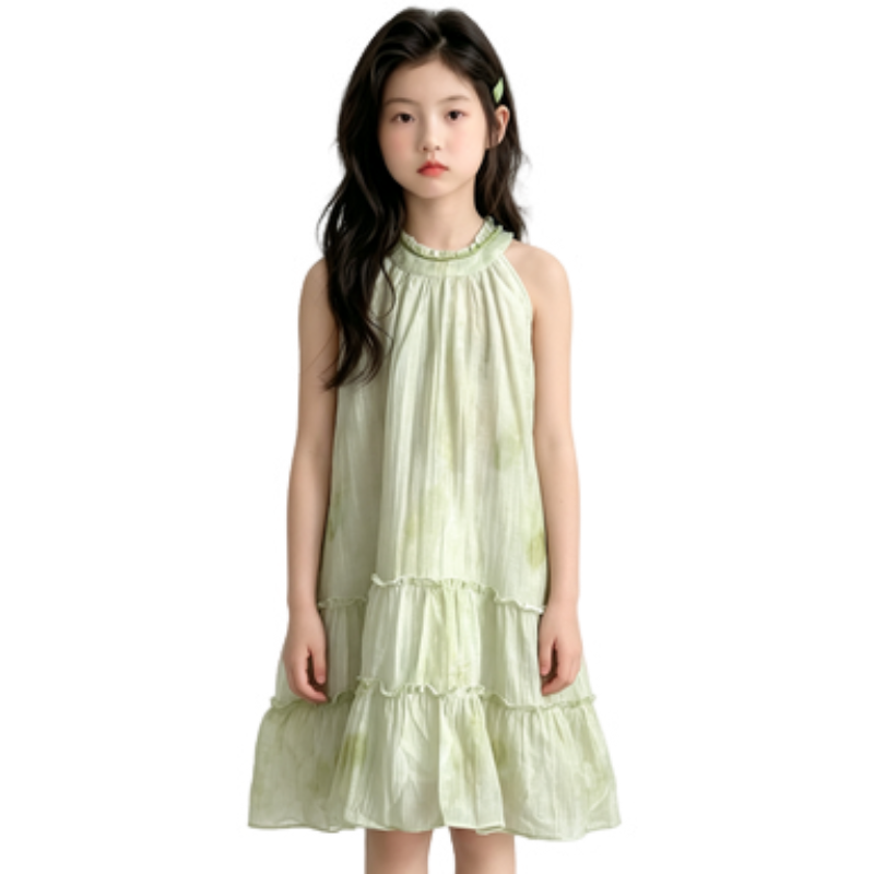 YALU Grade School Dresses Camisole Moderate Midi Skirt