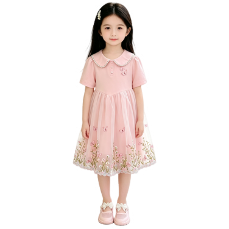 YALU Grade School Dresses Camisole Moderate Midi Skirt