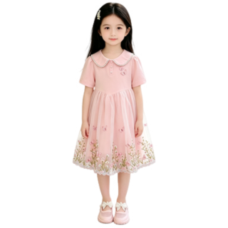 YALU Grade School Dresses Camisole Moderate Midi Skirt