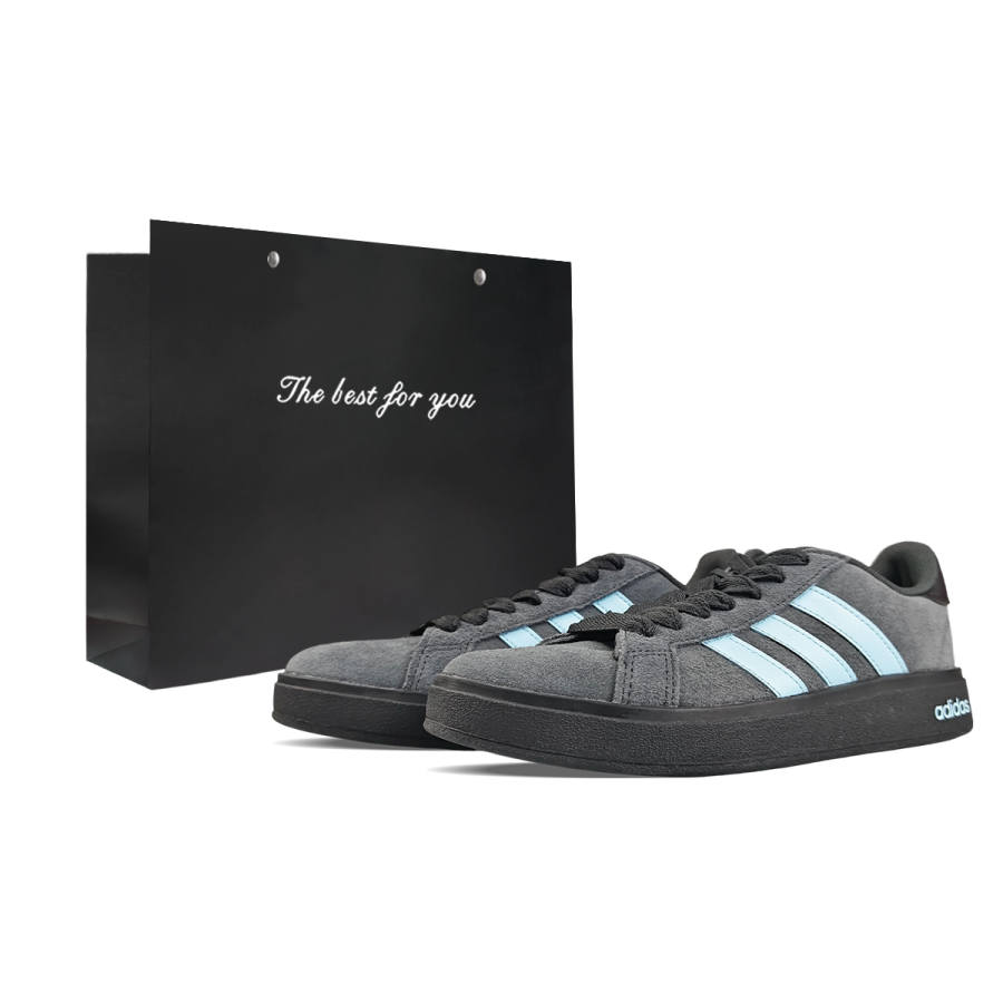 Adidas Adidas Grand Court Base 00s BNK Mint Carbon Abrasion Resistant Abrasion Resistant Low top Skateboard Shoes Unisex