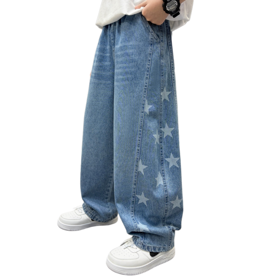 YALU YALU Grade School Jeans Thin
