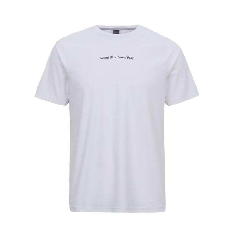 ASICS ASICS T Shirts Men's White Crew Neck Moderate