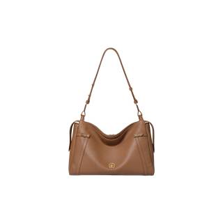 BAGTREE Top Grain Cow Leather Shoulder Bag Medium Large Women's Multicolor