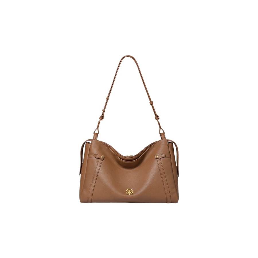 BAGTREE BAGTREE Top Grain Cow Leather Shoulder Bag Medium Large Women's Multicolor