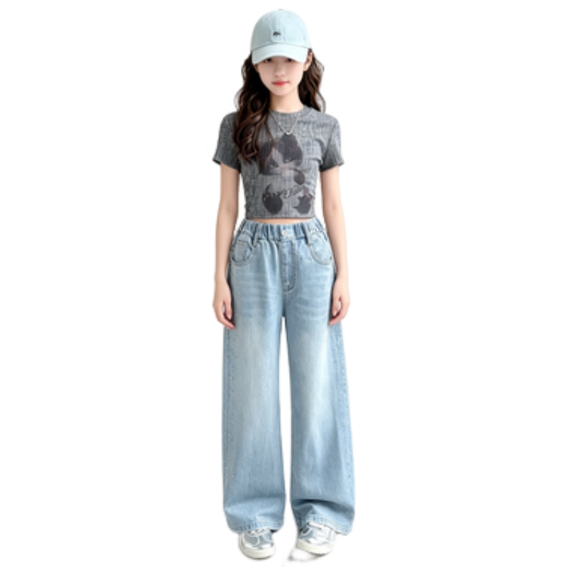 YALU Grade School Jeans Thin