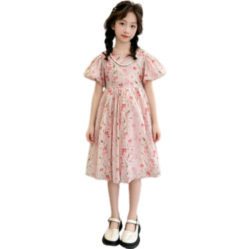 YALU Grade School Dresses Camisole Moderate Midi Skirt