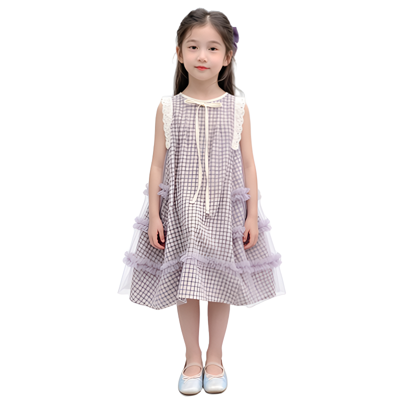 YALU Grade School Dresses Camisole Moderate Midi Skirt