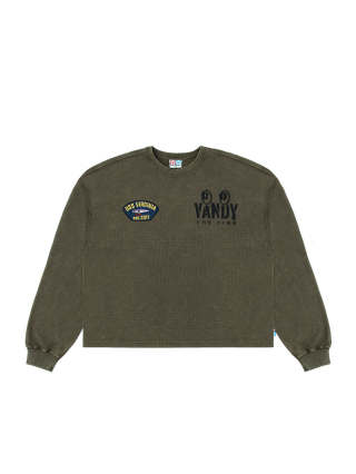 Vandy The Pink T Shirts Unisex Army Green Crew Neck