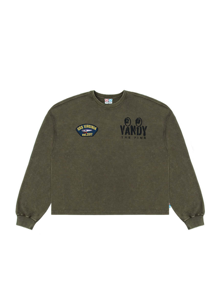 Vandy The Pink T Shirts Unisex Army Green Crew Neck