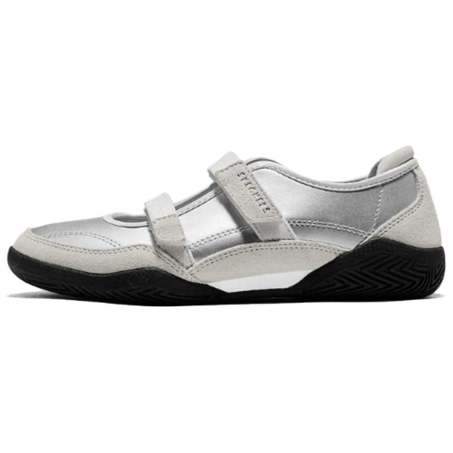 Skechers Street Flat Mary Jane Shoes Women's Silver