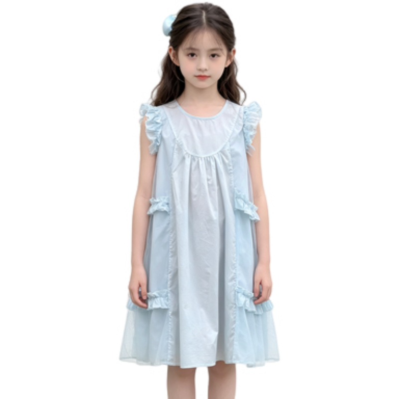 YALU Grade School Dresses Camisole Moderate Midi Skirt