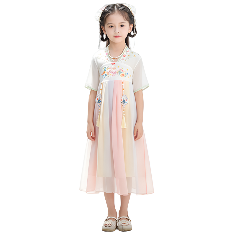 YALU Grade School Dresses Camisole Moderate Midi Skirt