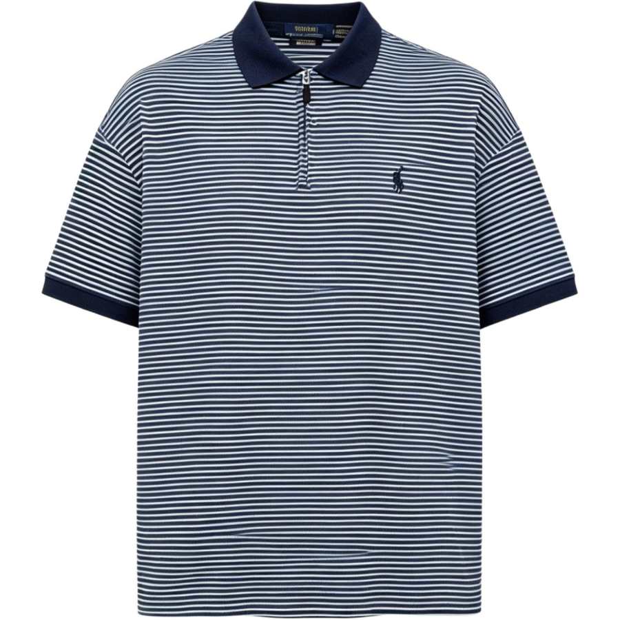 Polo Ralph Lauren SS26 Polo Shirt Custom Slim Fit Men's Marine Blue