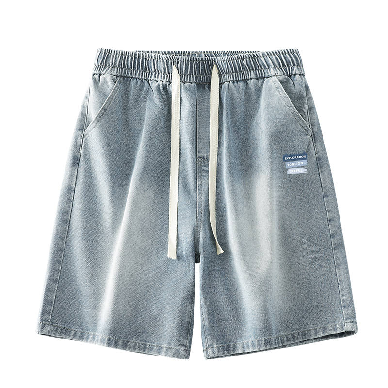 Tonlion Denim Shorts Unisex Moderate