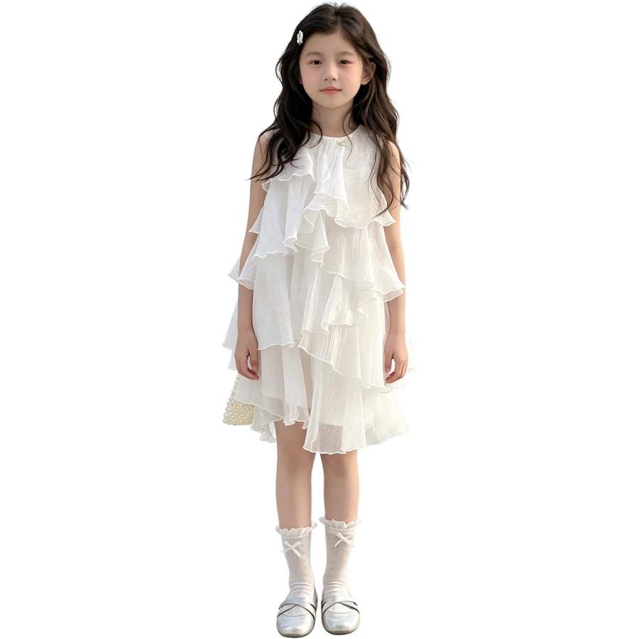 YALU Grade School Dresses Camisole Moderate Midi Skirt