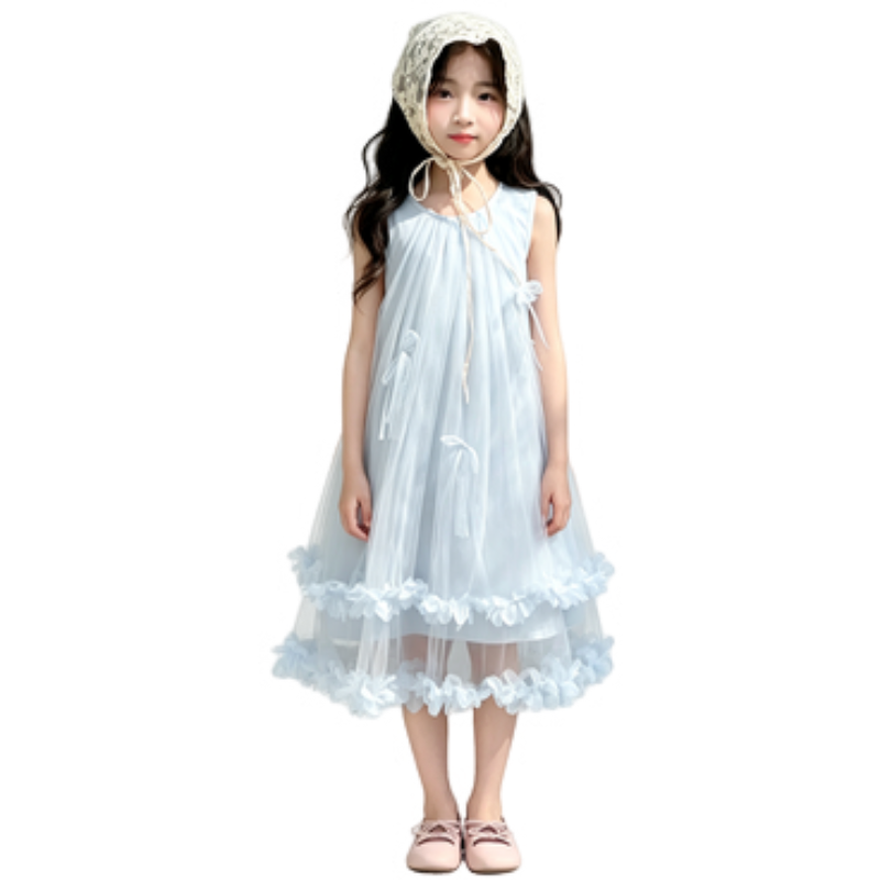 YALU Grade School Dresses Camisole Moderate Midi Skirt