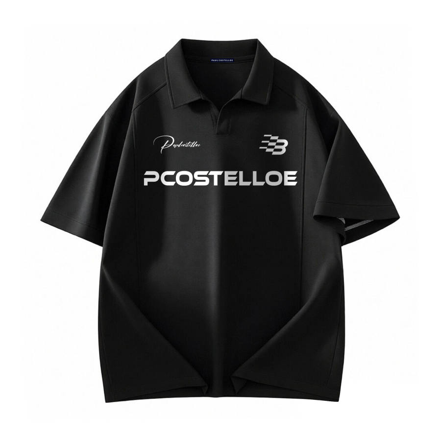 PAUL COSTELLOE T Shirts Unisex Polo Collar Thin Heavyweight