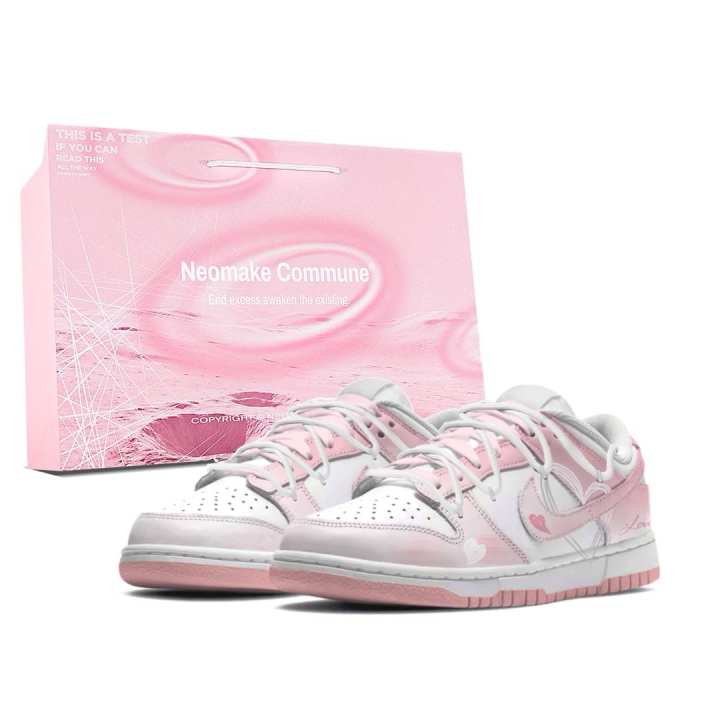 Nike Nike Dunk Romantic, Versatile Synthetic Leather Low top Skateboard Shoes Women's