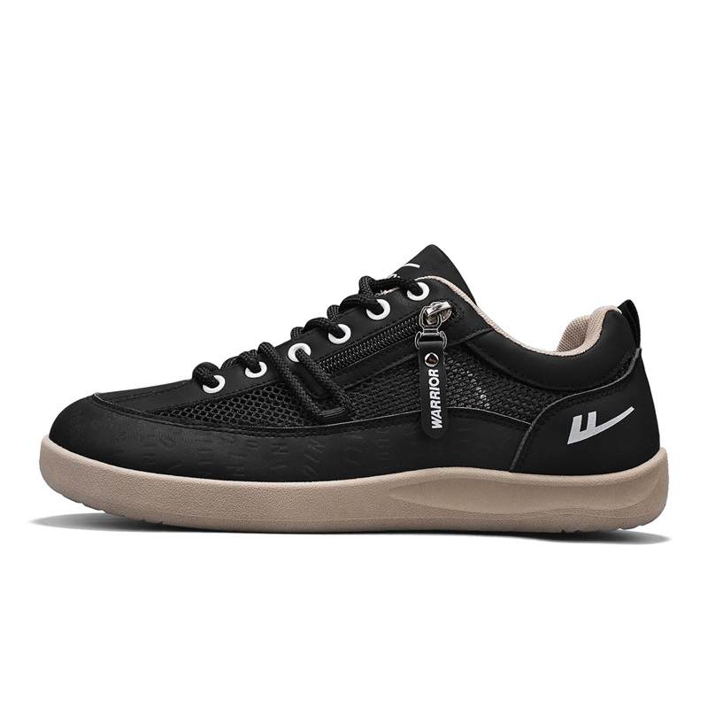 Warrior Balance Abrasion Resistant Lightweight Quick Dry Low top Casual Shoes Men's Black White