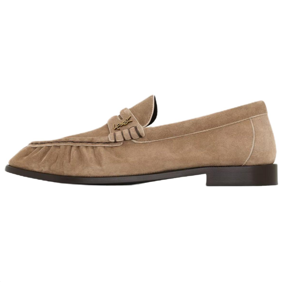 SAINT LAURENT LE LOAFER Loafers 1.5cm Women's Brown