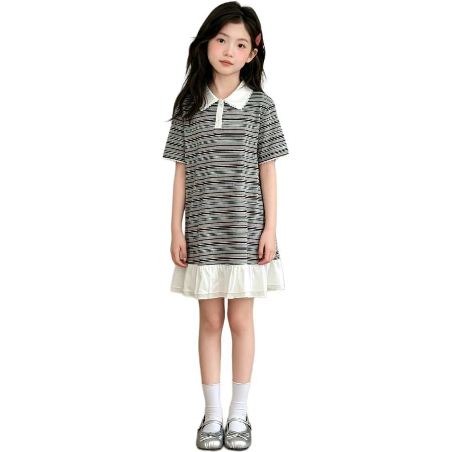 YALU Grade School Dresses Camisole Moderate Midi Skirt