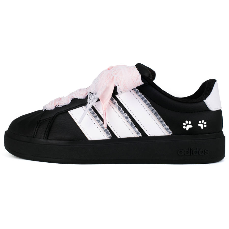 Adidas Adidas Street Talk Pure Ballet Leather Slip Resistant, Abrasion Resistant, Waterproof, And Breathable Low top