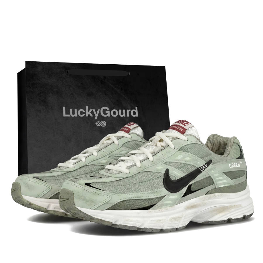 Nike Nike Initiator Slip Resistant Abrasion Resistant Low top Casual Running Shoes Men's Army Green